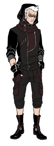 Stiihl, a character of mine, this time rendered with flat colours.
