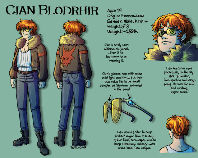 Cian, character of mine.